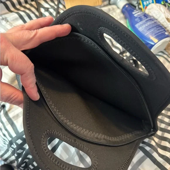 Stylish Thin Blue Line Insulated Lunch Tote | Neoprene Shoulder Bag, unique! - Picture 8 of 9